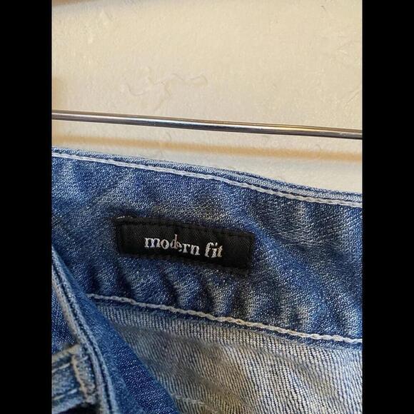 A.N.A Lightwash Destressed Bootcut Jeans Sz.12P - Picture 4 of 6